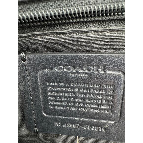 Coach Monogram Canvas Pebble Leather Signature West Backpack Multicolor - Picture 7 of 12